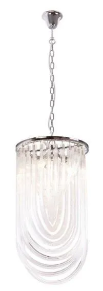 Plaza Pendelleuchte 3xE14 rund Chromglas P0287 Maxlight