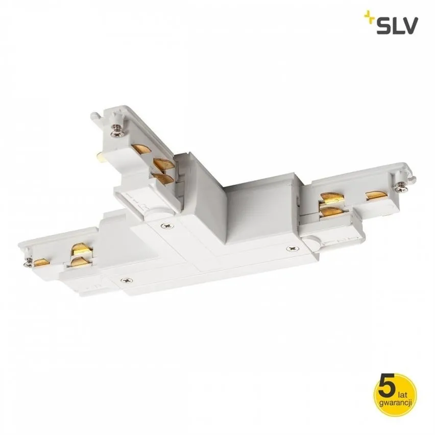 S-TRACK DALI T-Steckverbinder mit rechtsseitiger Erdung weiß Spotline