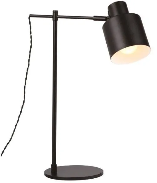 Schwarz E27 Schreibtischlampe schwarz T0025 Maxlight