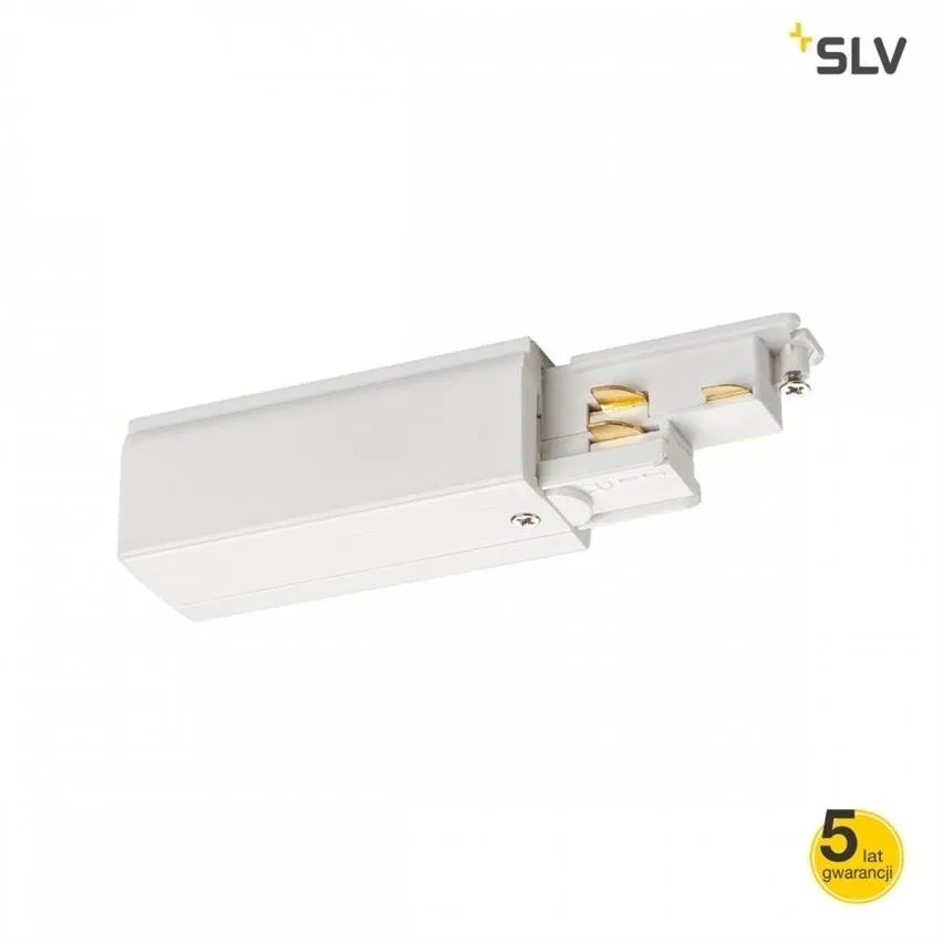 Stromversorgungselement S-TRACK DALI linke Versorgung weiß Spotline