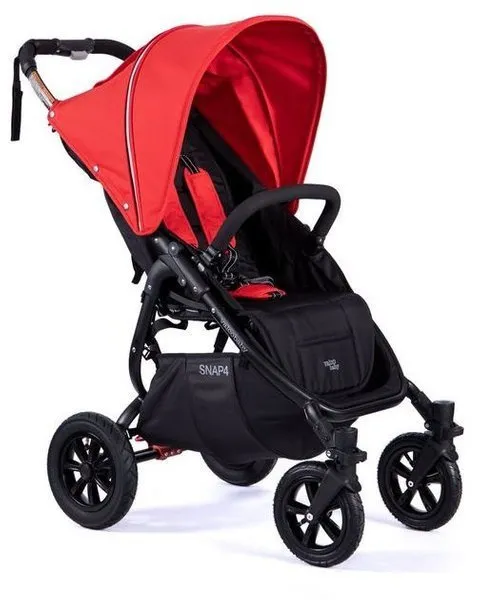Valco Snap 4 Sport Kinderwagen + Abdeckung Coal Schwarz/Fire