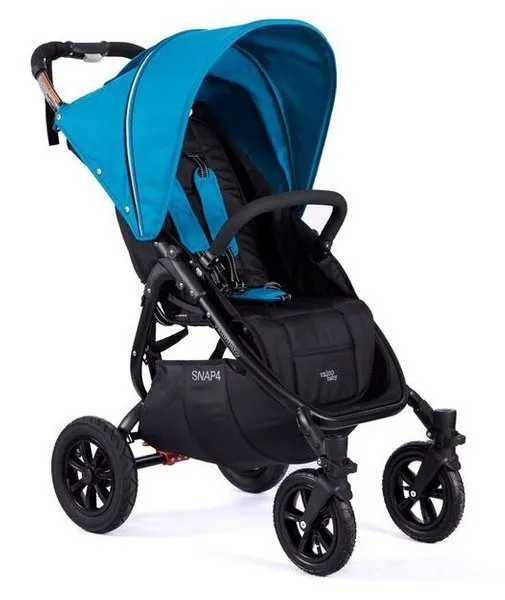 Valco Snap 4 Sport Kinderwagen + Abdeckung Coal Schwarz/Ocean
