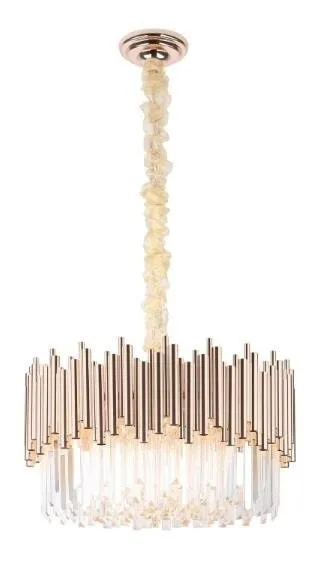 Vogue 12xE14 Goldglas Eiszapfen Pendelleuchte P0284 Maxlight