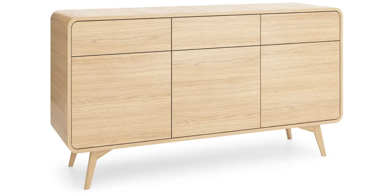 Kommode mit Schubladen 160 cm Helion Vicenza Eiche