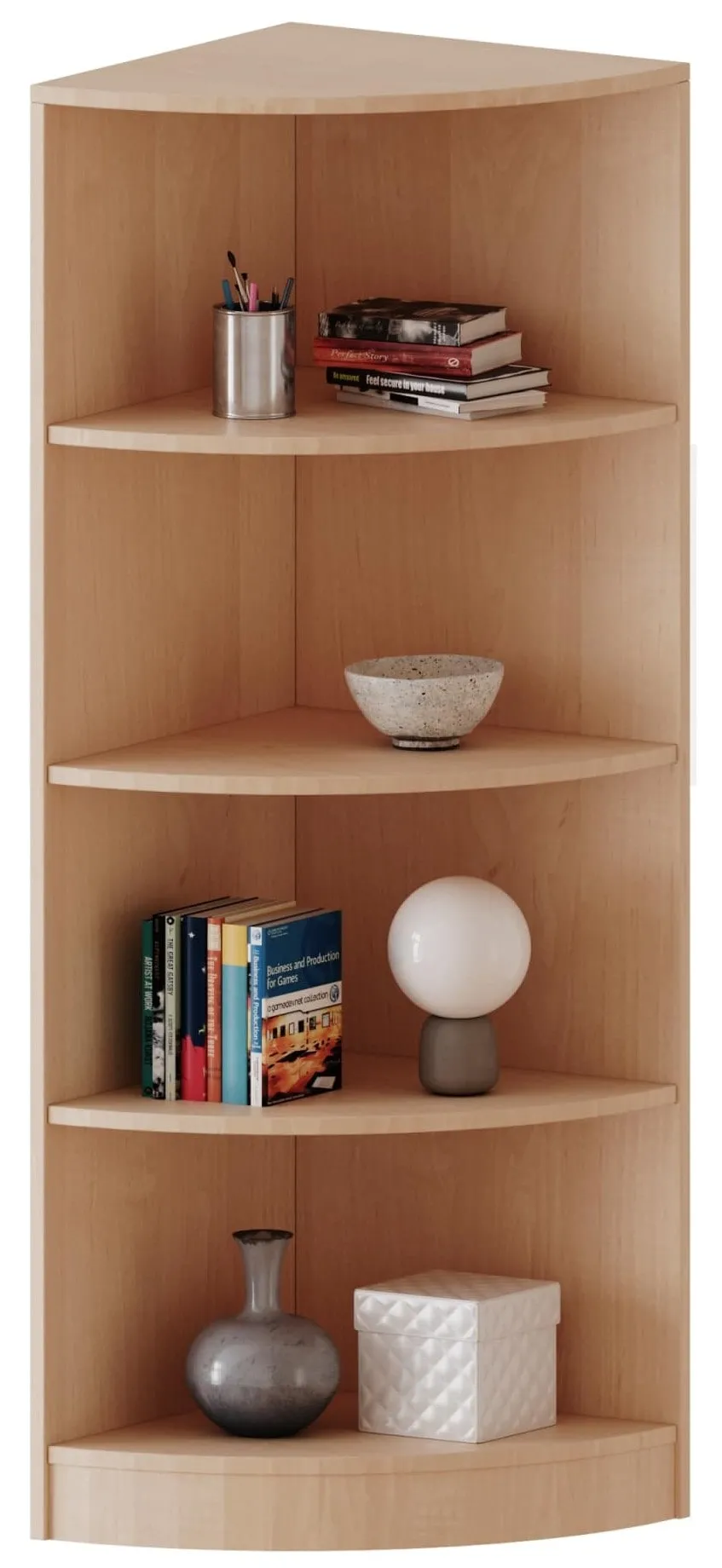 Außeneckregal mit 4 Fächern, Höhe 154 cm - EVO180 Serie