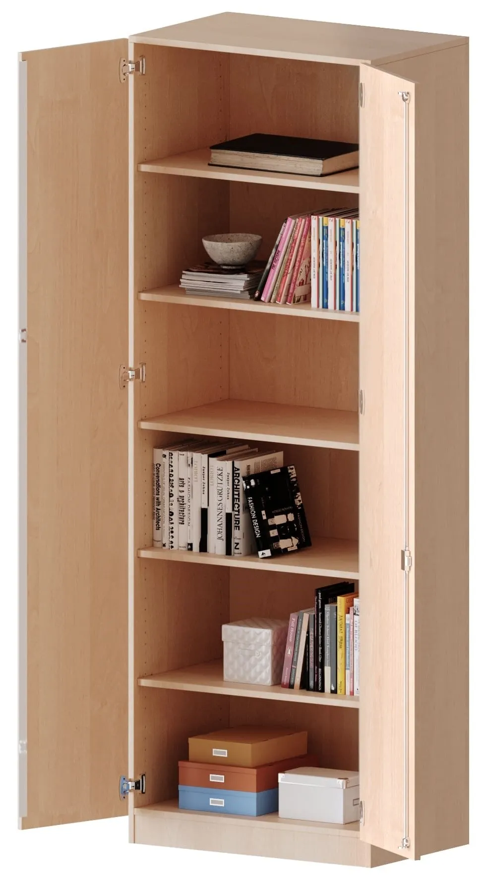 Schrank mit 6 Fächern, Höhe 226 cm - EVO180 Serie