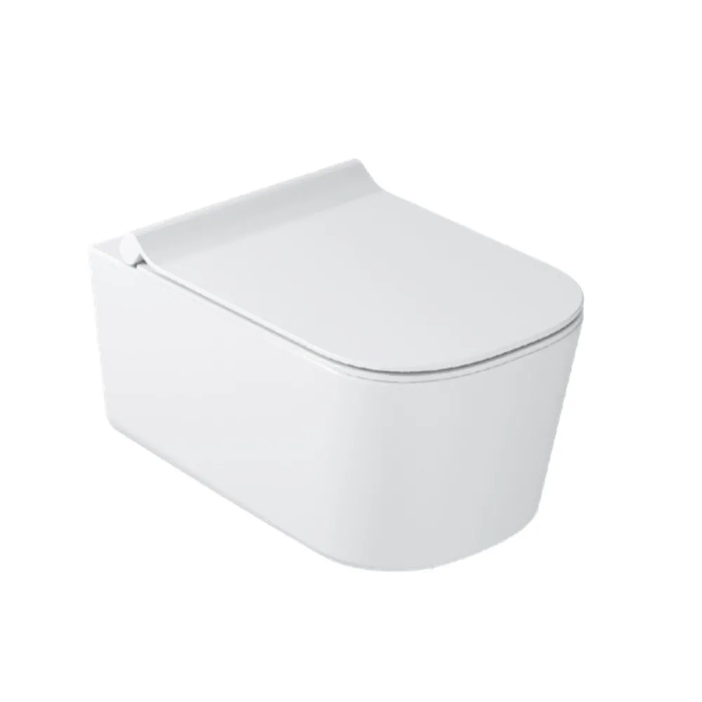GALASSIA MEG11 PRO WANDHÄNGENDES WC MIT SCHLANKEM SOFT-CLOSE-DECKEL WEISS
