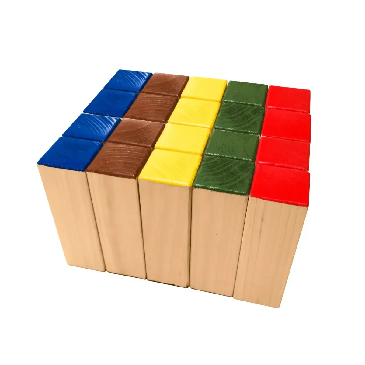 Bunteba 20 bunte Bauklötze in 7 verschiedenen Farben