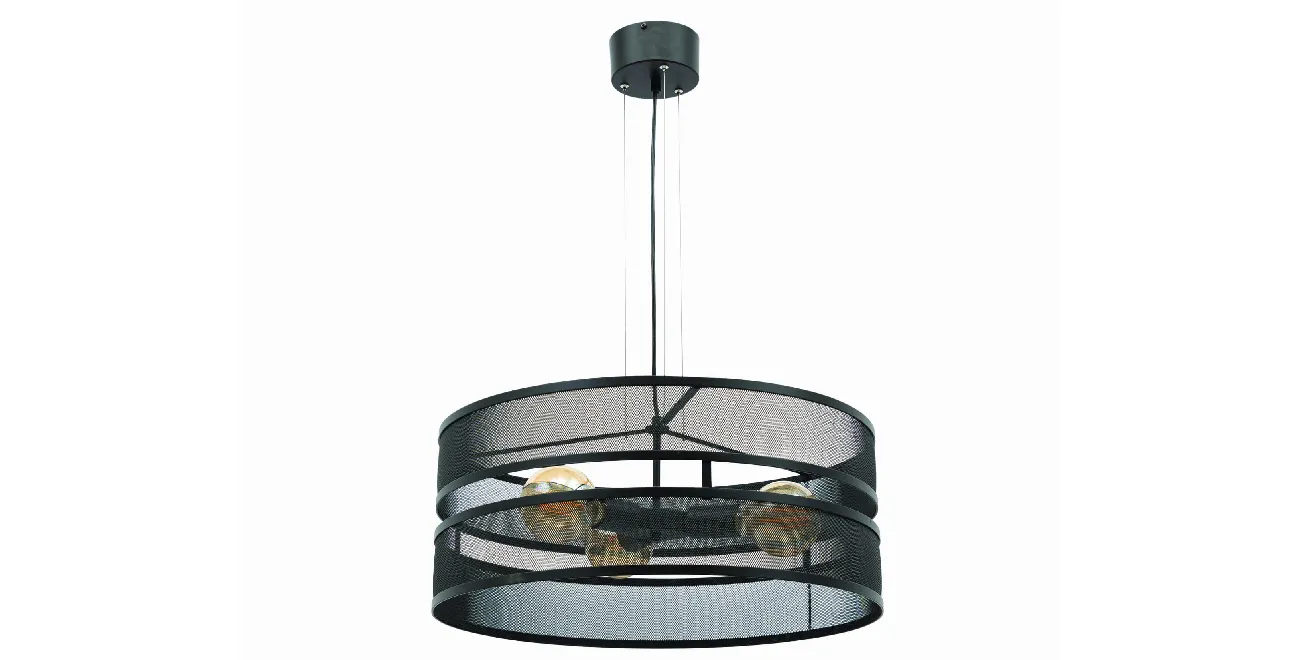 Orabela Hängelampe Schwarz 55x120x55