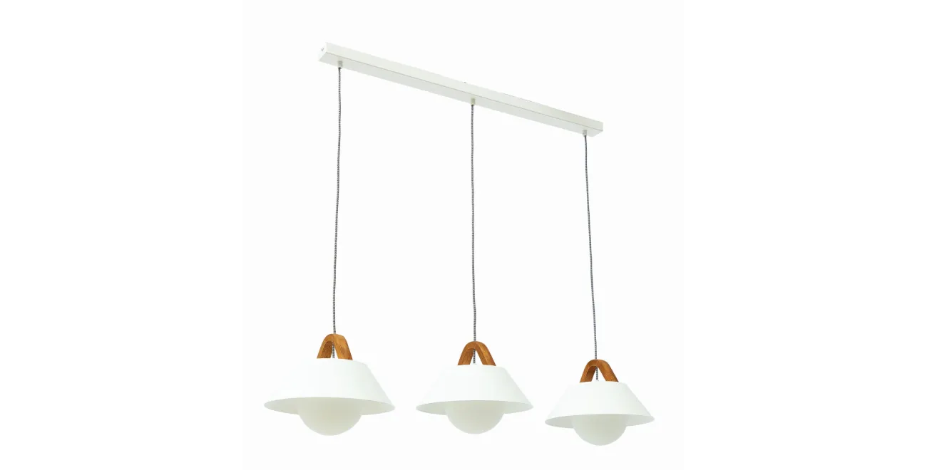 Almitara Hängelampe Weiß 110x110x30