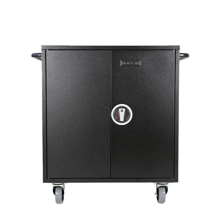 LEBA NoteCart Flex 24 Laptop/Tablet Ladewagenschrank 15,6", Steckdosen, schwarz