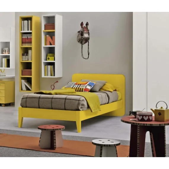 Einfaches Einzelbett aus Holz Colombini Casa - Poldo