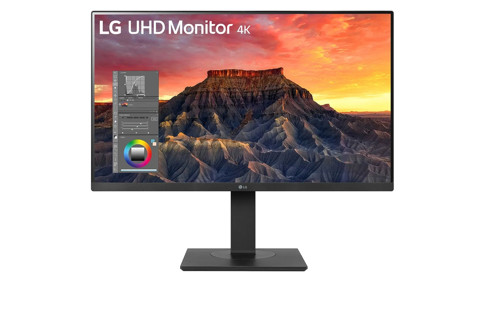 LG 27BQ65UB-B 27" IPS Monitor, 3840 x 2160 4K UHD, 60Hz, 5ms