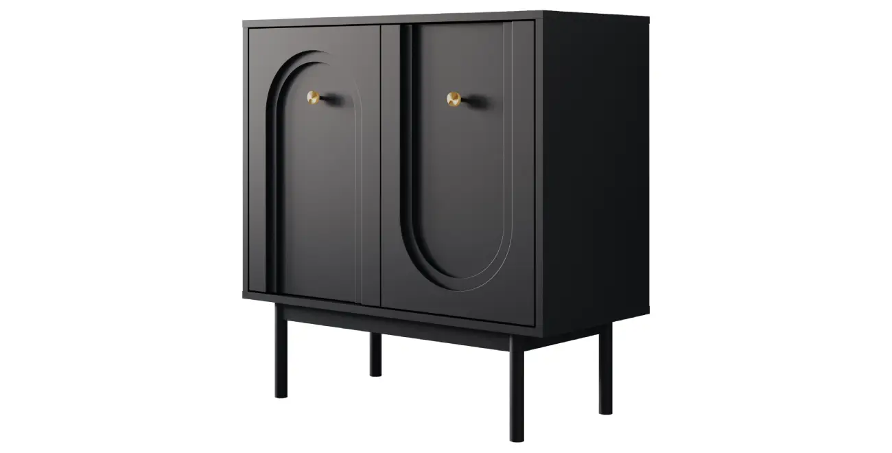 Kommode 2d LIBERTY Schwarz