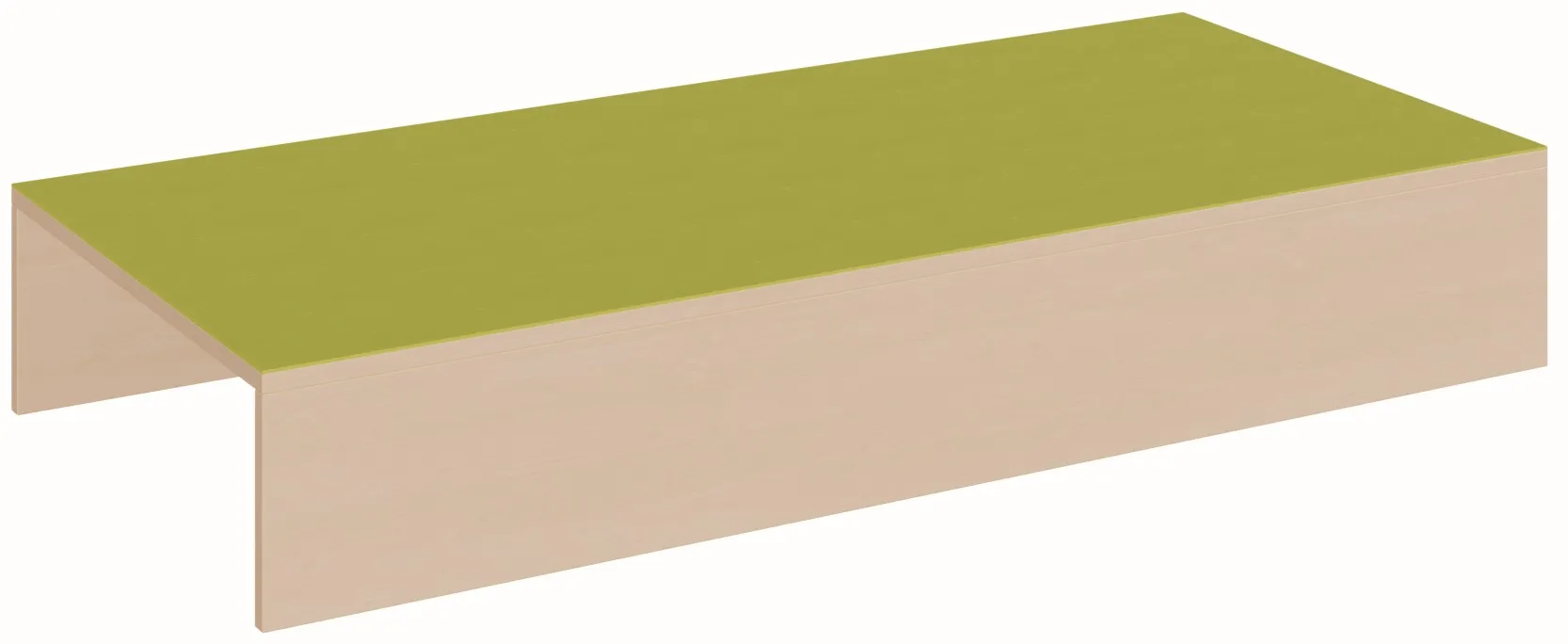 Podest, 2 Stirnseiten offen, Breite 150 cm