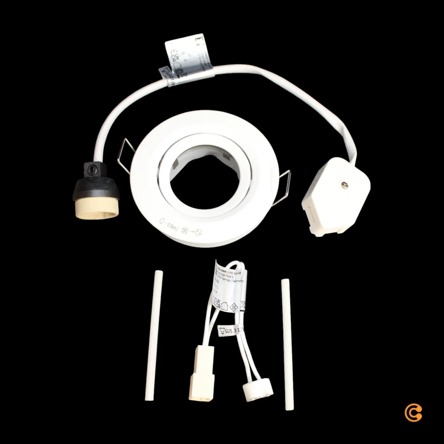 Paulmann Nova Bad Einbauleuchte Einbaulampe Deckenlampe Gu10 1 Fl Weiß 3 Stück B-Ware