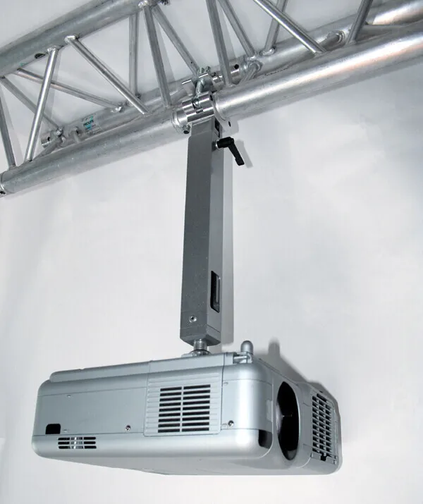 PeTa Deckenhalterung für Traversen, inkl. Half Coupler, 10 cm fix, mit Stahlkugel