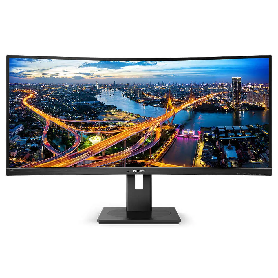 Philips 346B1C/00 34" VA Monitor, 3440 x 1440 UWQHD, 100Hz, 5ms