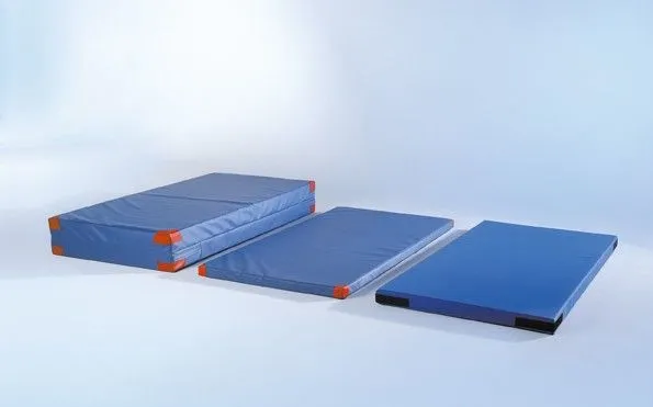 Weichbodenmatte Blau-Uni