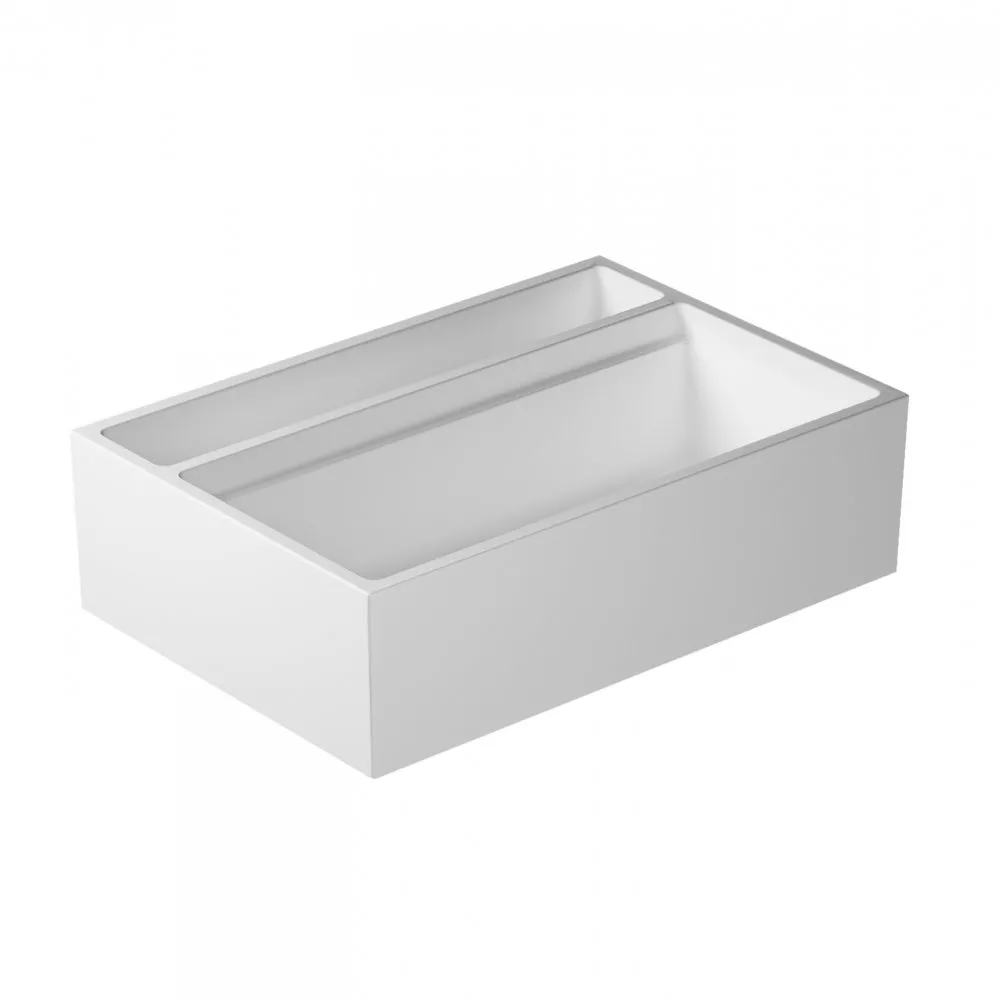 GALASSIA NEXT AUFSATZ- ODER WANDWASCHTISCH WEISS 70X48