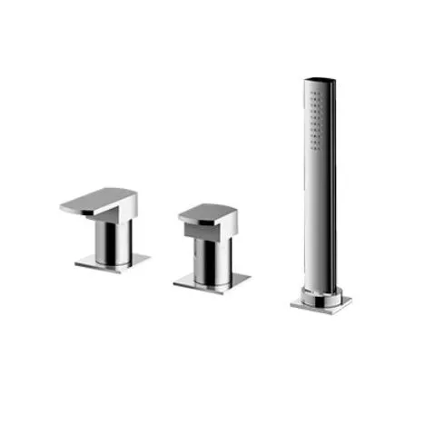 GABOLI FRATELLI SOPHIE BADEWANNENRANDMISCHER 3 LOCH MIT KIT DUSCHE