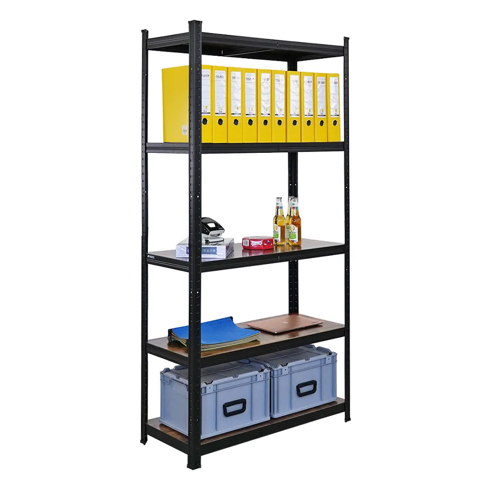 Wohnregal Ragnar | HxBxT 180x90x40cm | Fachlast 100kg | Vintagebraun-Schwarz