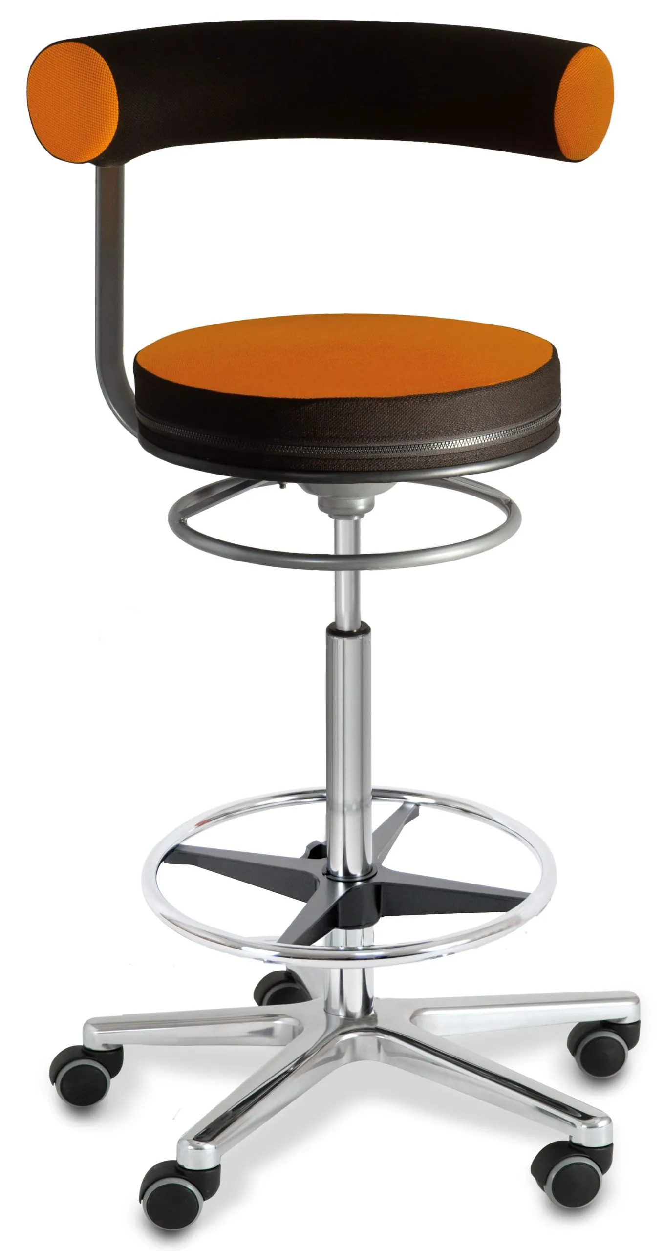 Bungarten Counterstuhl mit Stoffbezug, Sanus Gesundheitsstuhl Hochstuhl