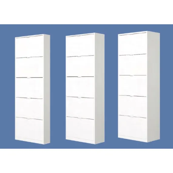 Moderne Holzschuhregal Familie Maconi