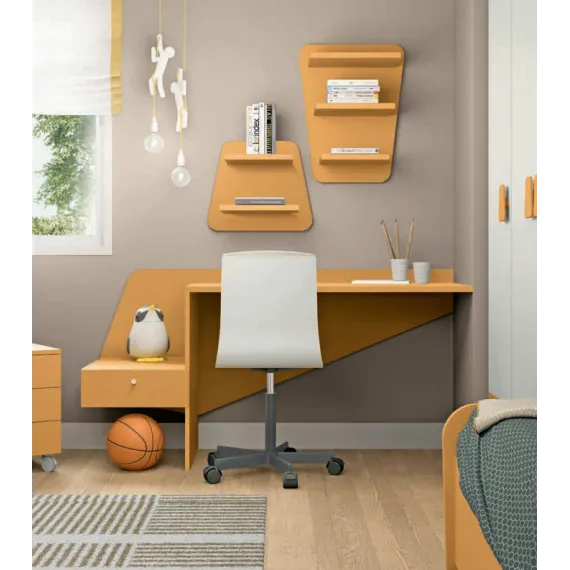 Schreibtisch aus Alpa Volo Collection in laminiertem Holzdekor