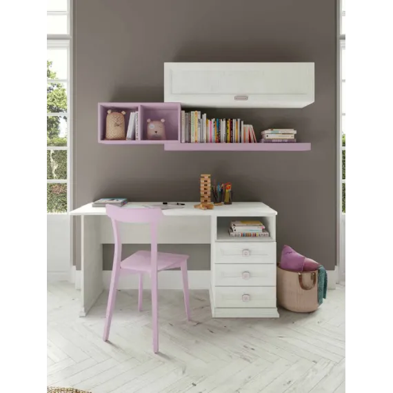 Klassischer Schreibtisch mit Schubladen Woody