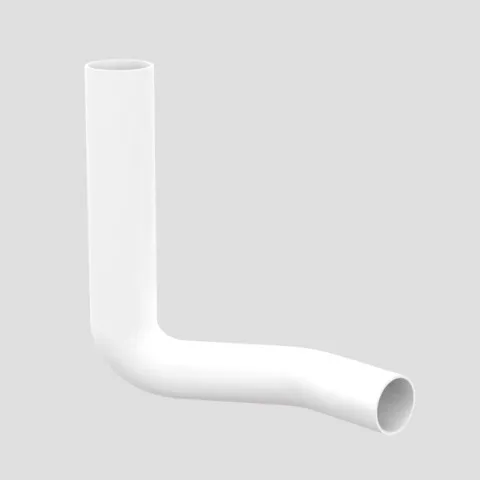 SANIT Spülbogen d:50x44 rechts versetzt 80mm weiß