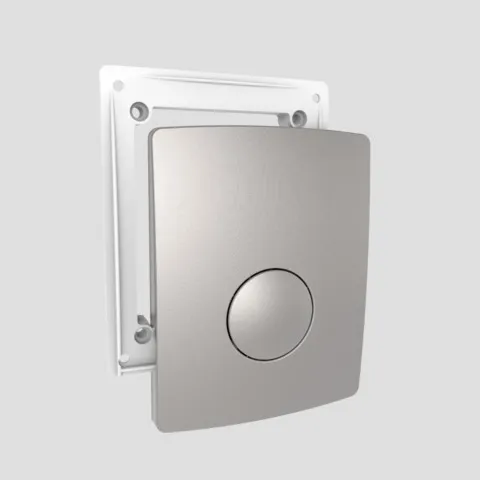 SANIT Abdeckung Urinal- Betätigungsplatte Edelstahl gebürstet