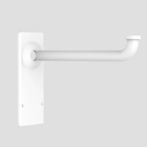 Fertigbauset Kunststoff Wandeinbaugeruchverschluss weiß