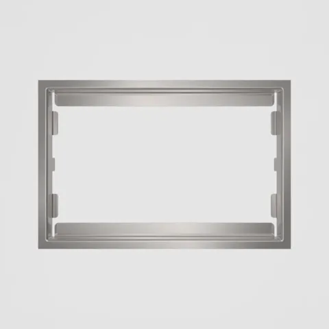 SANIT WC-Nachrüstrahmen 10mm Edelstahl poliert