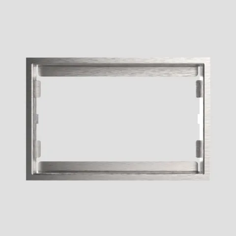 SANIT WC-Nachrüstrahmen 10mm Edelstahl gebürstet