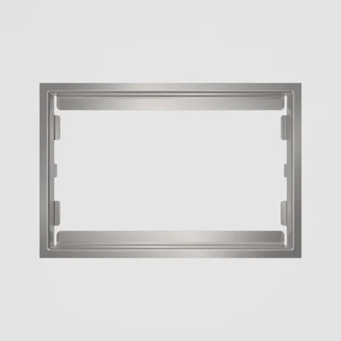 SANIT WC-Blendrahmen 6mm Edelstahl poliert