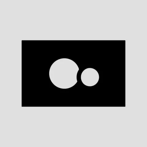 SANIT Tastenrahmen Betätigungsplatte SG706 Glas schwarz