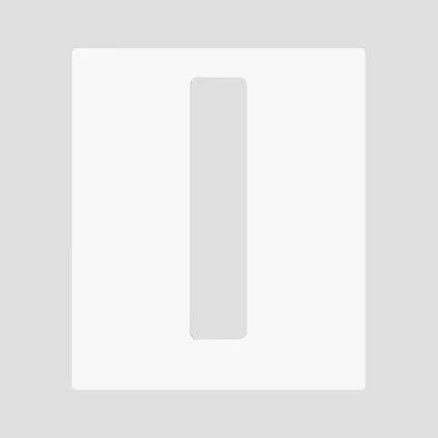 SANIT Tastenrahmen Urinal Bright Glas weiß