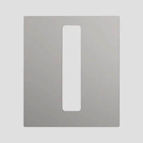 SANIT Tastenrahmen Urinal Bright Edelstahl