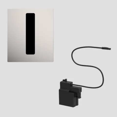 SANIT Urinal Abdeckplatte Ineo Bright Infrarot Edelstahl Netz