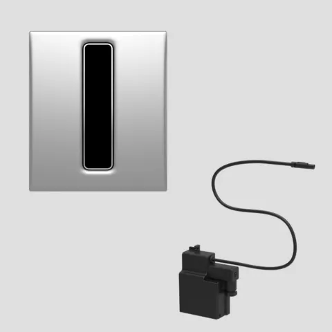 SANIT Urinal Abdeckplatte Ineo Bright Infrarot chrom Netz