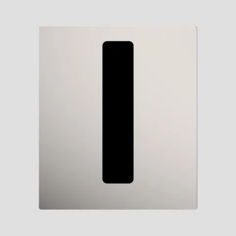 SANIT Urinal Abdeckplatte Ineo Bright Infrarot Edelstahl