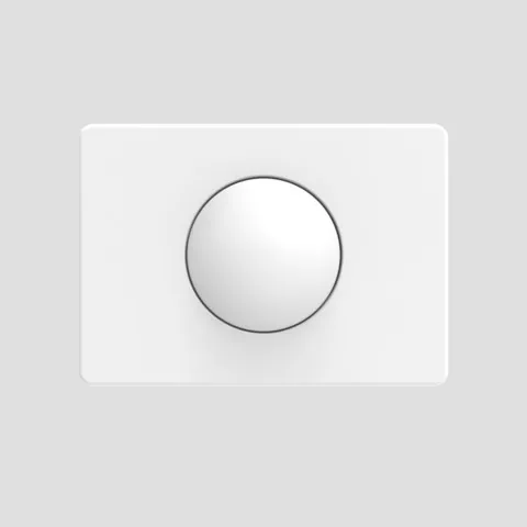 Betätigungsplatte „S 704“ in weiß-alpin