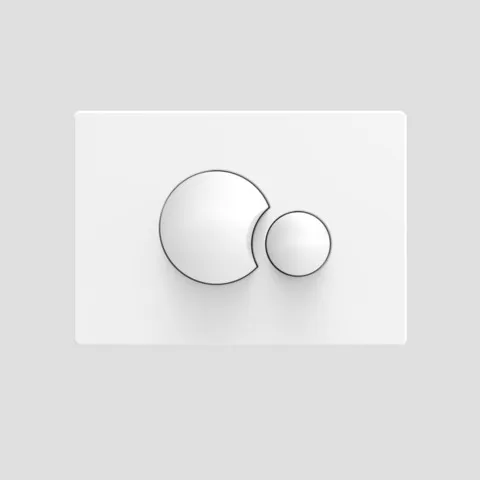 Betätigungsplatte „S 706“ in weiß