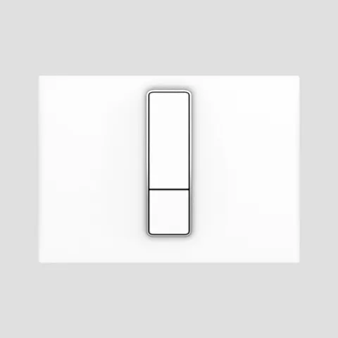 Betätigungsplatte „INEO BRIGHT“ in weiß-alpin