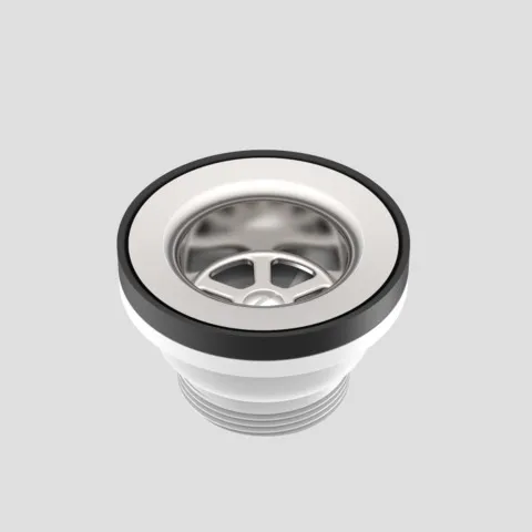 Ablaufventil G1 1/2x70x42 für Edelstahl-Standrohr G1 1/2