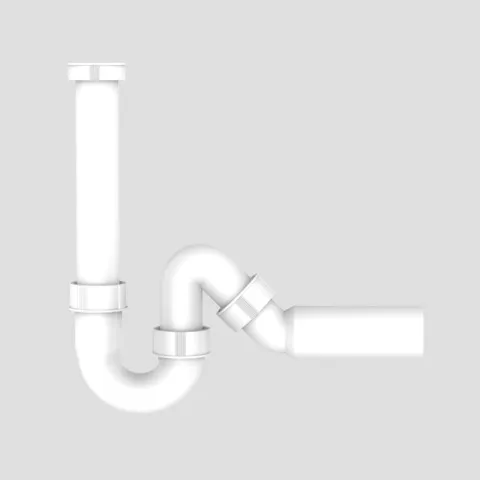 Universal Rohrgeruchverschluss G1 1/2 × 50