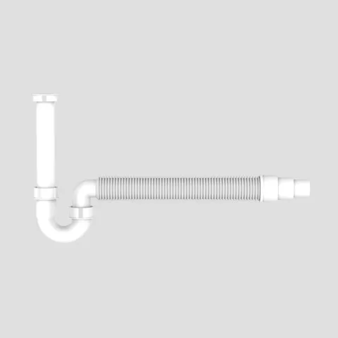 Rohrgeruchverschluss G1 1/2 × 40/50, flexibler Schlauch
