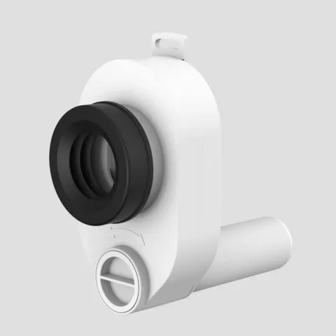 Urinal Absaug-Geruchsverschluss DN 50/40, Abgang waagercht