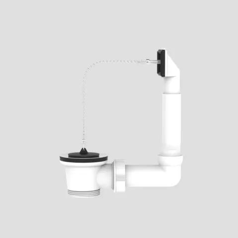 Ab- u. Überlaufgarnitur G1 1/2 für Spülen, ohne Geräteanschluss